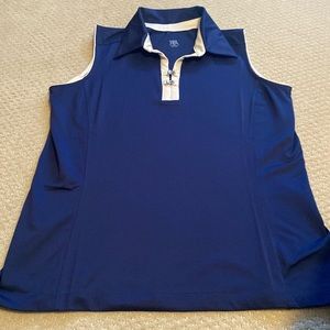 Woman’s Tail sleeveless golf shirt size M